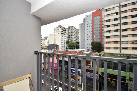 Studio para alugar com 25m², 1 quarto e sem vaga Studio para alugar com 25m², 1 quarto e sem vagavaranda Sala