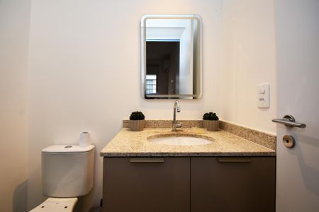 Studio para alugar com 25m², 1 quarto e sem vaga Studio para alugar com 25m², 1 quarto e sem vagabanheiro Suite