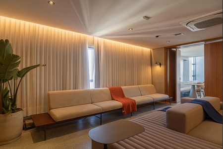 Área comum - Sala Cinema de kitnet/studio à venda com 1 quarto, 22m² em Consolação, São Paulo