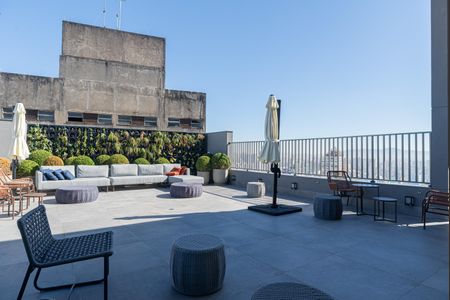 Studio para alugar com 22m², 1 quarto e sem vaga Studio para alugar com 22m², 1 quarto e sem vagaÁrea comum - Terrraço