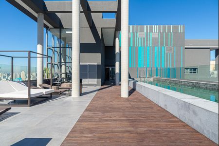 Studio para alugar com 22m², 1 quarto e sem vaga Studio para alugar com 22m², 1 quarto e sem vagaÁrea comum - Piscina