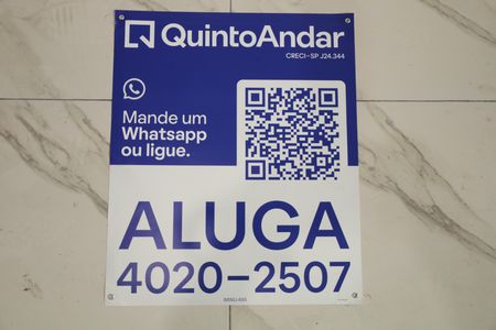Casa para alugar com 30m², 1 quarto e 1 vagaPlaca grande instalada na grade da janela do imóvel no dia 23.06.2026 - Código da placa: IMWU-695