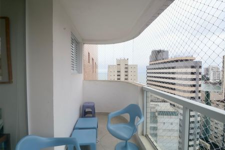 Varanda de apartamento para alugar com 2 quartos, 61m² em Vila Alzira, Guarujá