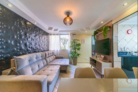 Sala de apartamento à venda com 2 quartos, 55m² em Jardim Alvorada, Santo André
