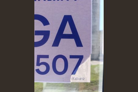 Placa  de apartamento para alugar com 2 quartos, 43m² em Jardim Alvorada, Nova Iguaçu