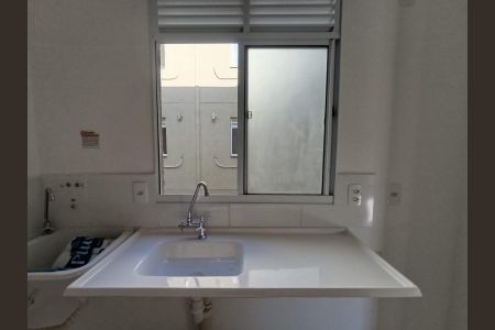 Cozinha e Área de Serviço de apartamento para alugar com 2 quartos, 43m² em Jardim Alvorada, Nova Iguaçu