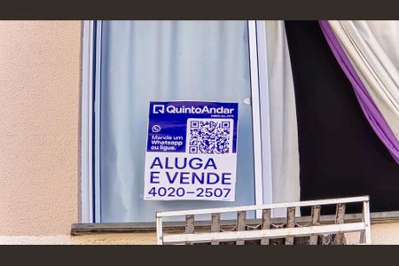 Apartamento para alugar com 43m², 2 quartos e sem vaga Apartamento para alugar com 43m², 2 quartos e sem vagaFachada do bloco com placa