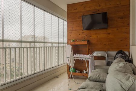 Varanda da sala de apartamento para alugar com 2 quartos, 94m² em Centro, São Bernardo do Campo