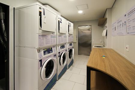 Studio para alugar com 26m², 1 quarto e sem vaga Studio para alugar com 26m², 1 quarto e sem vagaLavanderia