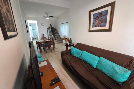 Sala de casa para alugar com 4 quartos, 133m² em Canto do Forte, Praia Grande