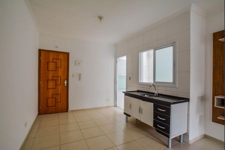 Sala/Cozinha de apartamento à venda com 2 quartos, 45m² em Jardim Alvorada, Santo André