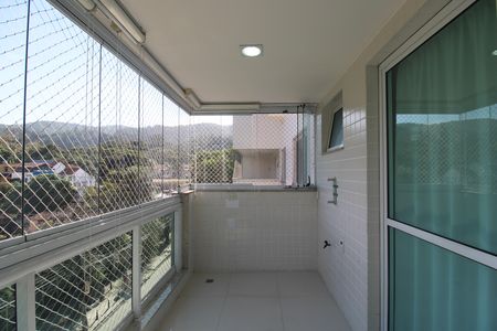 Sala - Varanda de apartamento à venda com 3 quartos, 92m² em Freguesia (jacarepaguá), Rio de Janeiro