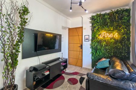 Sala de apartamento para alugar com 1 quarto, 44m² em Boqueirão, Praia Grande