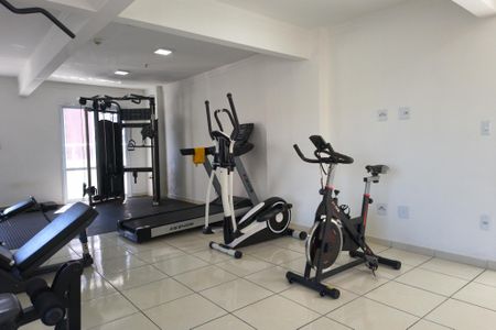Apartamento para alugar com 44m², 1 quarto e 1 vaga Apartamento para alugar com 44m², 1 quarto e 1 vagaAcademia