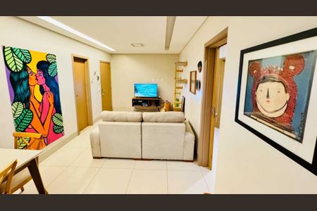 Sala de apartamento para alugar com 2 quartos, 88m² em Setor Marista, Goiânia