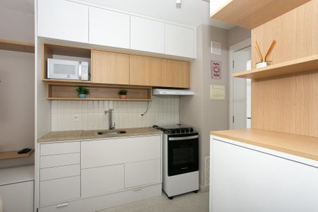 Apartamento para alugar com 28m², 1 quarto e sem vaga Apartamento para alugar com 28m², 1 quarto e sem vagaCozinha