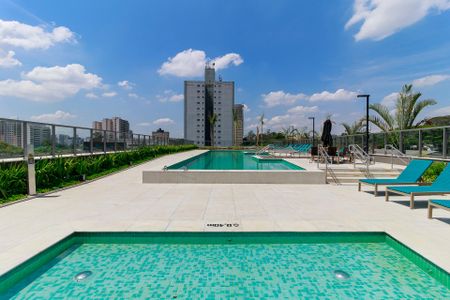 Studio à venda com 25m², 1 quarto e sem vagaPiscina