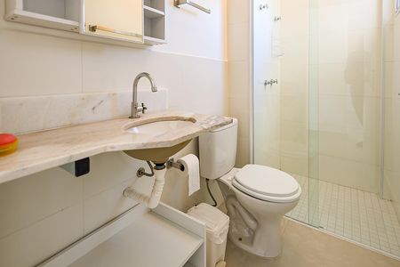 Apartamento para alugar com 50m², 2 quartos e 1 vaga Apartamento para alugar com 50m², 2 quartos e 1 vagaBanheiro