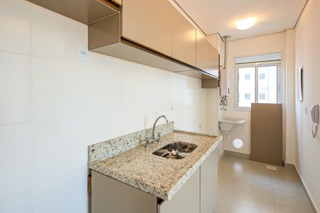 Cozinha de apartamento para alugar com 2 quartos, 50m² em Jardins do Império, Indaiatuba