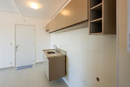 Cozinha de apartamento para alugar com 2 quartos, 50m² em Jardins do Império, Indaiatuba