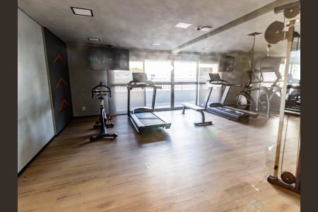 Área comum - Academia de apartamento para alugar com 1 quarto, 30m² em Quarta Parada, São Paulo