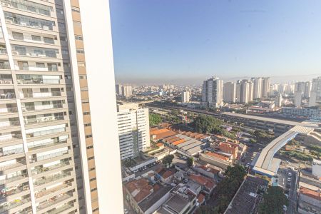 Varanda - Vista de apartamento para alugar com 1 quarto, 30m² em Quarta Parada, São Paulo