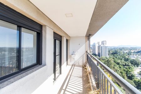 Varanda de apartamento à venda com 1 quarto, 46m² em Empresarial 18 do Forte, Barueri