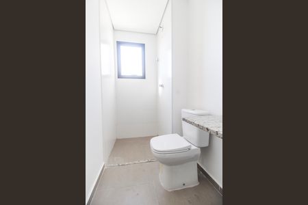 Banheiro da Suíte de apartamento à venda com 1 quarto, 46m² em Empresarial 18 do Forte, Barueri