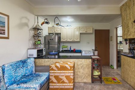 Cozinha de kitnet/studio para alugar com 1 quarto, 30m² em Vila Balnearia, Praia Grande