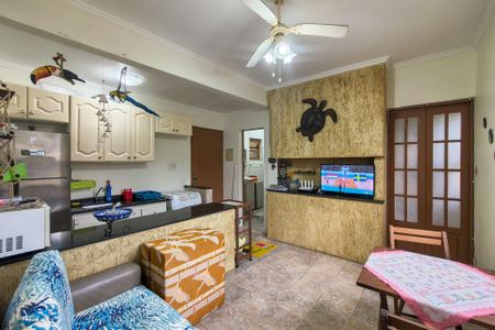Sala de kitnet/studio para alugar com 1 quarto, 30m² em Vila Balnearia, Praia Grande