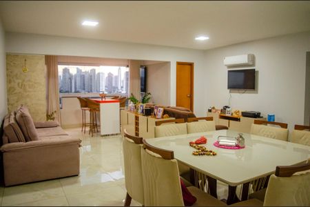 Sala de apartamento à venda com 3 quartos, 116m² em Jardim Goiás, Goiânia