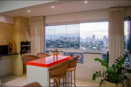 Área gourmet de apartamento à venda com 3 quartos, 116m² em Jardim Goiás, Goiânia