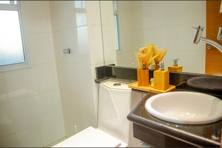 Lavabo de apartamento à venda com 3 quartos, 116m² em Jardim Goiás, Goiânia