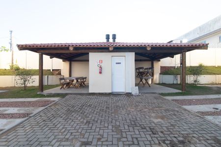 Área comum - Churrasqueira de kitnet/studio para alugar com 1 quarto, 24m² em Hípica, Porto Alegre
