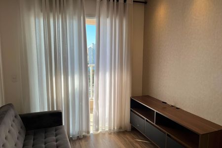 Sala de apartamento para alugar com 1 quarto, 46m² em Campo Grande, Santos