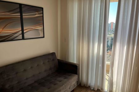 Sala de apartamento para alugar com 1 quarto, 46m² em Campo Grande, Santos