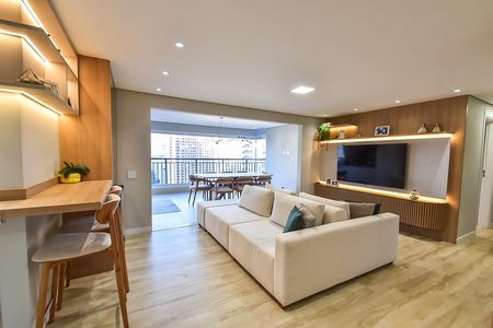 Sala de apartamento à venda com 3 quartos, 125m² em Vila Dom Pedro I, São Paulo