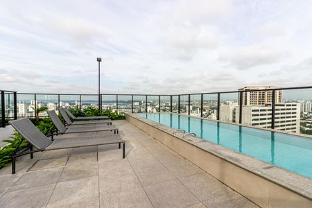 Studio para alugar com 39m², 1 quarto e sem vagaPiscina