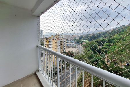 Varanda da Sala de apartamento à venda com 2 quartos, 60m² em Fonseca, Niterói