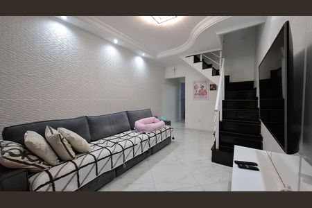 Sala de casa à venda com 3 quartos, 200m² em Vila Sacadura Cabral, Santo André