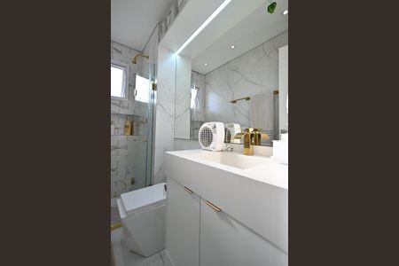 Banheiro Suíte  de apartamento à venda com 3 quartos, 110m² em Vila Suzana, São Paulo