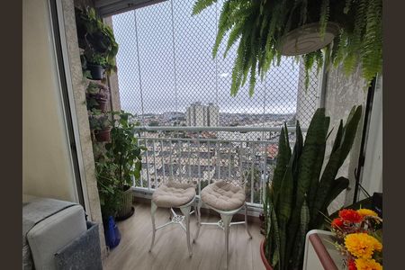 Varanda da Sala de apartamento para alugar com 3 quartos, 57m² em Vila Pirajussara, São Paulo