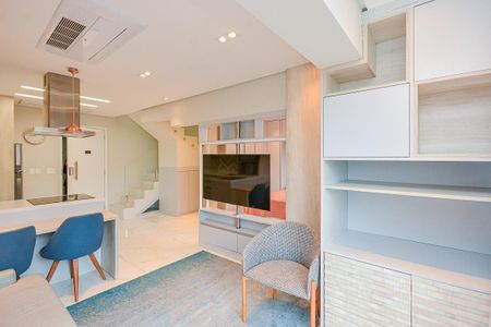 Sala de apartamento para alugar com 1 quarto, 76m² em Vila do Castelo, São Paulo