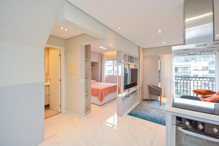 Apartamento para alugar com 76m², 1 quarto e 1 vagaSala/Cozinha