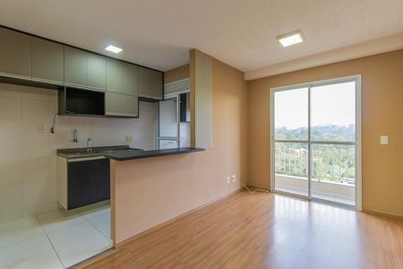 Sala de apartamento para alugar com 2 quartos, 48m² em Chácara Granja Velha, Cotia