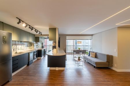 Sala de apartamento para alugar com 3 quartos, 107m² em Vila Santa Catarina, São Paulo