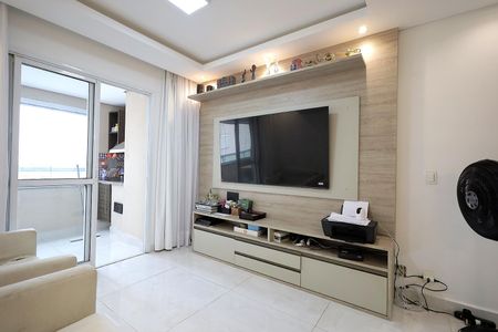 Sala de apartamento à venda com 3 quartos, 69m² em Campestre, Santo André