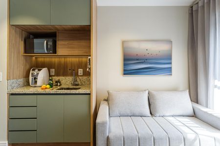 Apartamento para alugar com 25m², 1 quarto e sem vaga Apartamento para alugar com 25m², 1 quarto e sem vagaSala