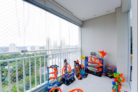 Varanda da Sala de apartamento à venda com 2 quartos, 62m² em Vila Leonor, Guarulhos
