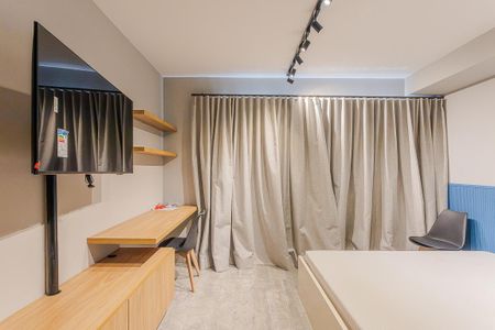 Studio para alugar com 25m², 1 quarto e sem vaga Studio para alugar com 25m², 1 quarto e sem vagaQuarto
